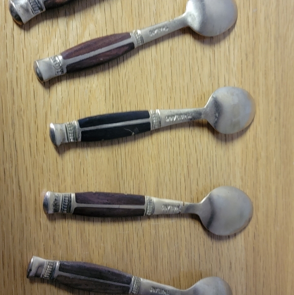 Mini Spoons with wood handle ~ made in Thailand - Picture 8 of 8